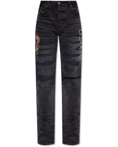 Amiri Jeans mit vintage-effekt - Blau