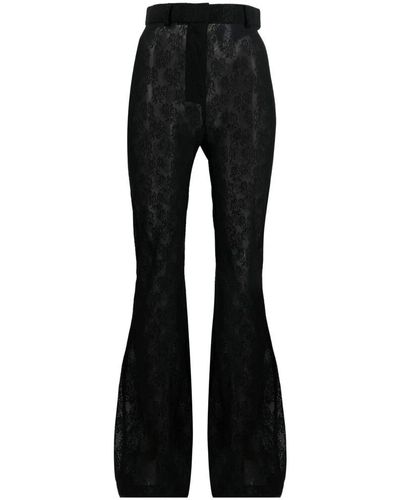 Moschino Trousers > wide trousers - Noir