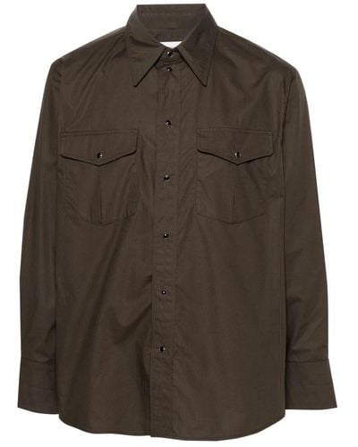 Lemaire Casual Shirts - Green