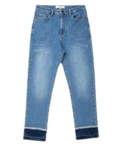 Munthe Cropped Jeans - Blue
