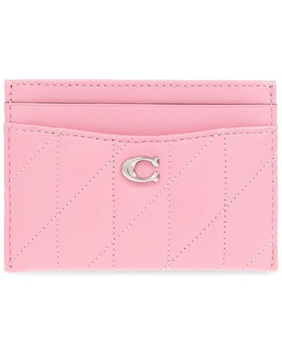 COACH Kartenetui mit logo - Pink