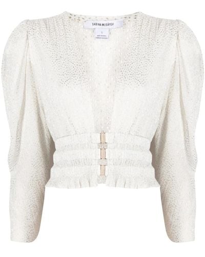 Sabina Musayev Blouses & shirts > blouses - Blanc