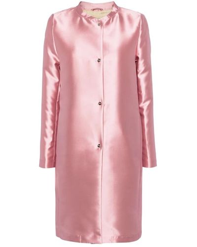 Herno Single-Breasted Coats - Pink