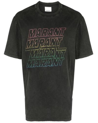 Isabel Marant Schwarze t-shirts polos für männer