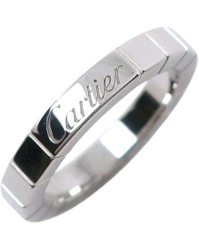Cartier Anello cartier usato argento oro bianco - Metallizzato