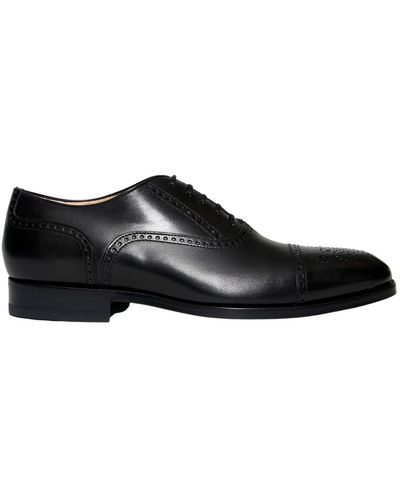 Ortigni Shoes > flats > laced shoes - Noir