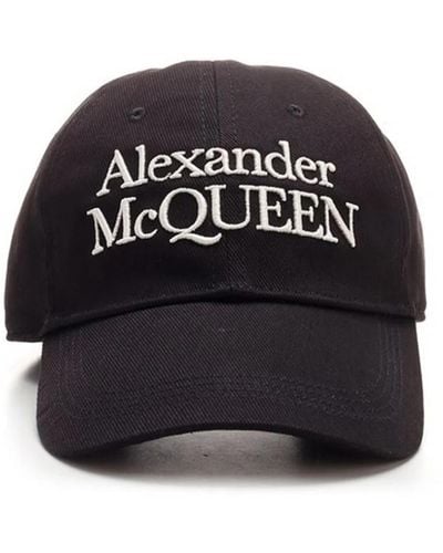 Alexander McQueen Caps - Black