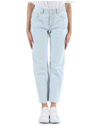 Replay High rise straight fit jeans - Blau