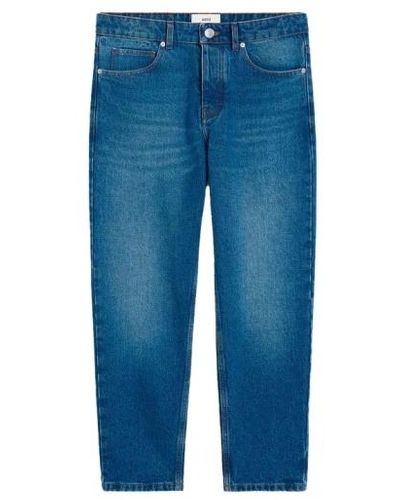 Ami Paris Gebrauchte blaue tapered fit jeans