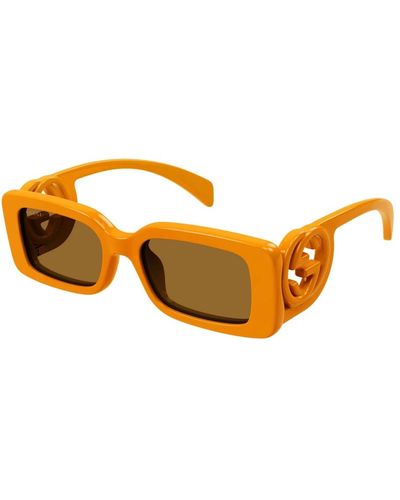 Gucci Gg1325s 008 occhiali da sole - Arancione