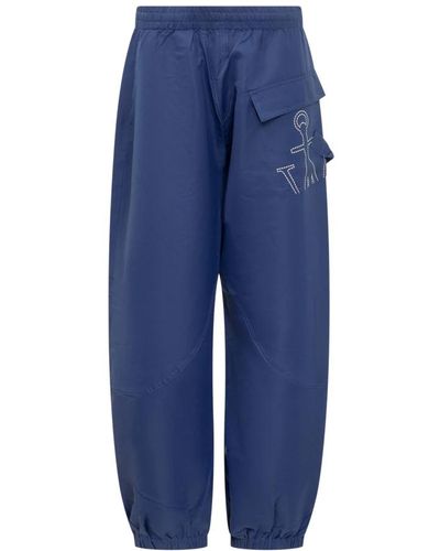 JW Anderson Trousers > sweatpants - Bleu