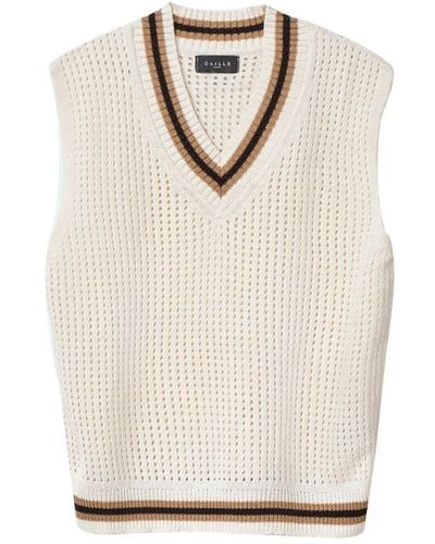 Gaelle Paris Knitwear > sleeveless knitwear - Blanc