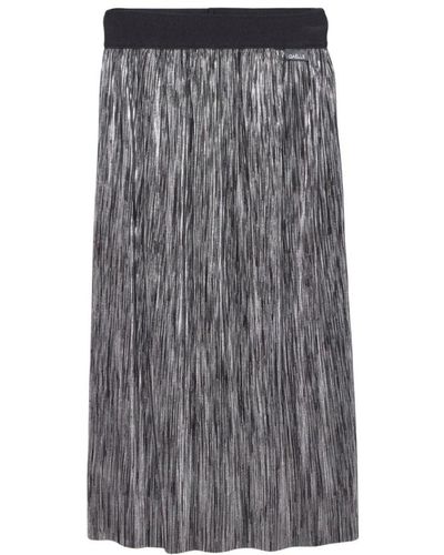Gaelle Paris Midi Skirts - Grey