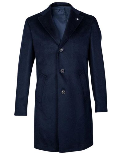 L.B.M. 1911 Coats > single-breasted coats - Bleu