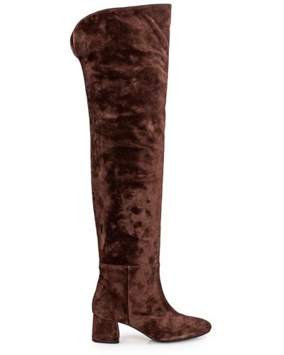 Anna F. Shoes > boots > high boots - Marron