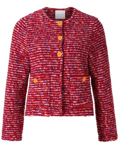 Rich & Royal Boucle jacket GRS - Rot