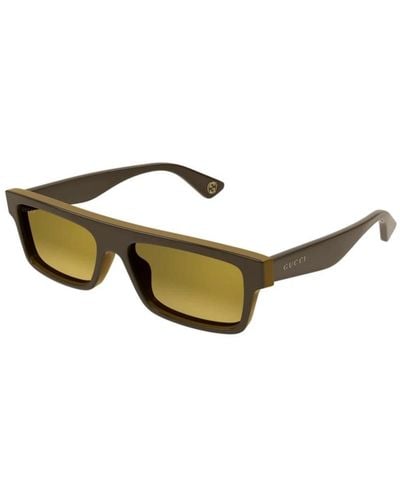 Gucci Braun gold sonnenbrille gg1616s 002 - Grün