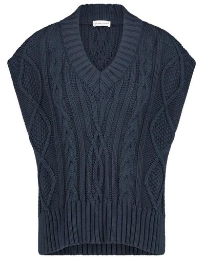 Jane Lushka V-neck knitwear - Blu