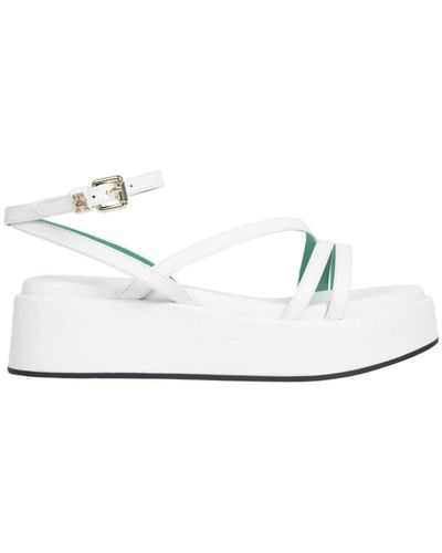 Tommy Hilfiger Flat Sandals - White