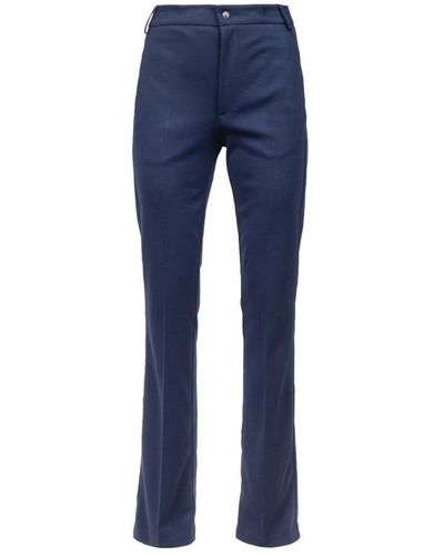 Mauro Grifoni Trousers > slim-fit trousers - Bleu