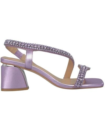 Alma En Pena. High Heel Sandals - Purple