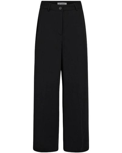 co'couture Wide Trousers - Schwarz