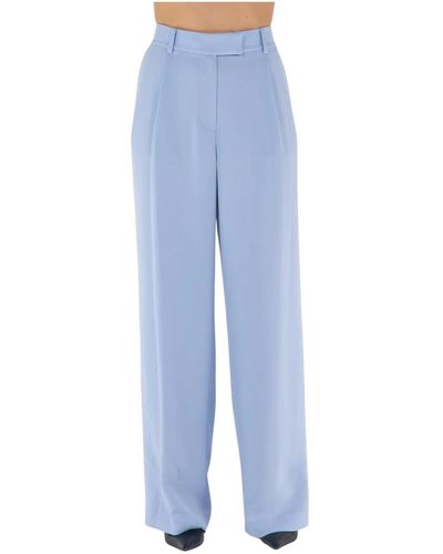Jonathan Simkhai Trousers > wide trousers - Bleu