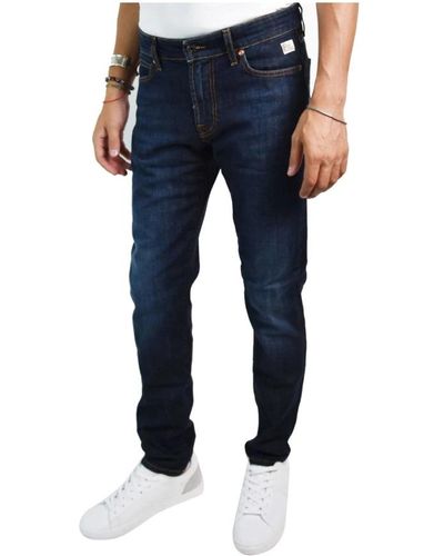 Roy Rogers Jeans slim-fit classici in denim - Blu