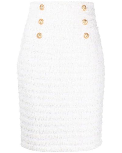 Balmain Pencil Skirts - White