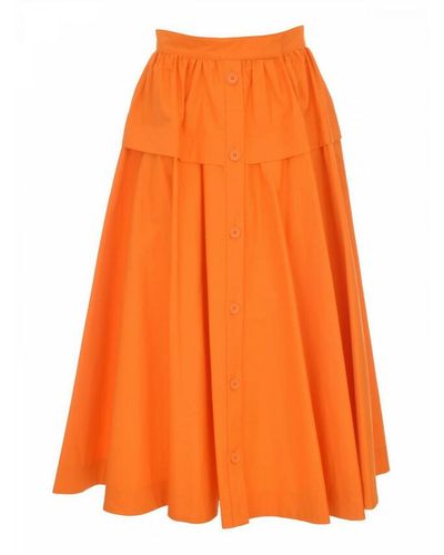 Sportmax Bohemian skirt - Naranja