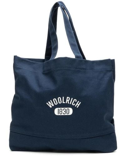 Woolrich Shopper tote borsa - Blu
