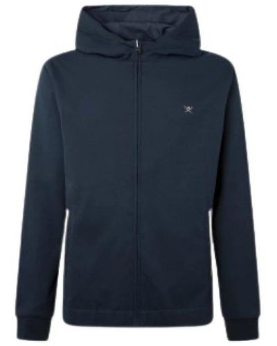Hackett Sweatshirts & hoodies > zip-throughs - Bleu