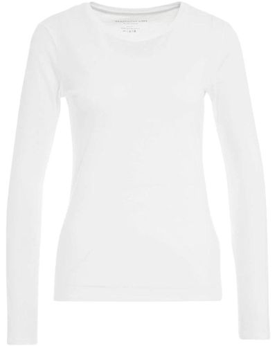 Majestic Filatures Long Sleeve Tops - White