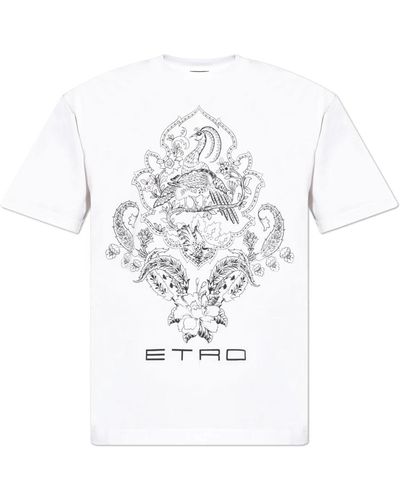 Etro Baumwoll t-shirt - Weiß