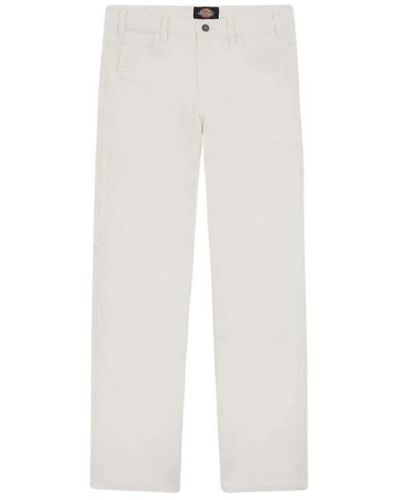 Dickies Straight Pants - White