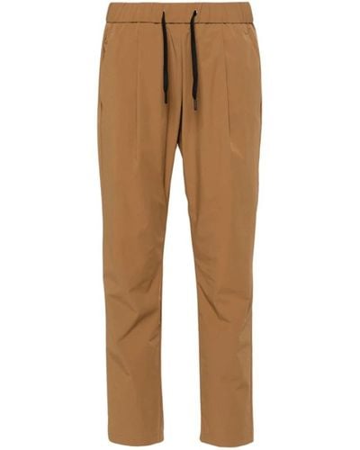 Herno Trousers > slim-fit trousers - Marron
