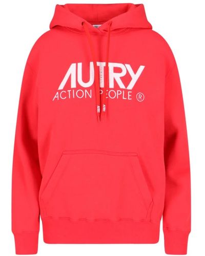 Autry Hoodies - Red