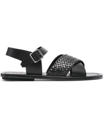 Tagliatore Shoes > sandals > flat sandals - Noir