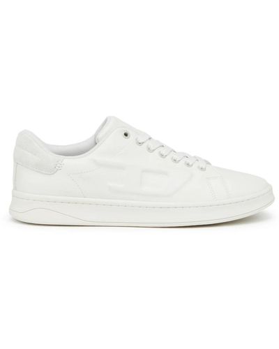 DIESEL S-athene low - sneakers mit d-logo-prägung - Weiß