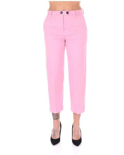 Pinko Cropped Trousers - Pink
