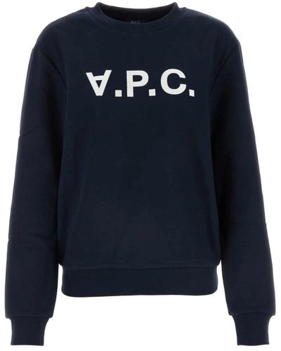 A.P.C. Midnight sweatshirt - Blau