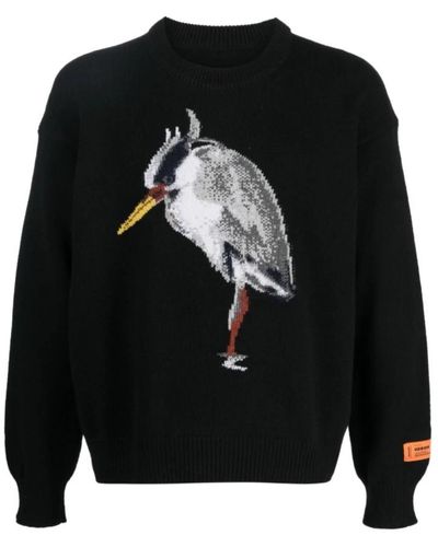 Heron Preston Knitwear > round-neck knitwear - Noir