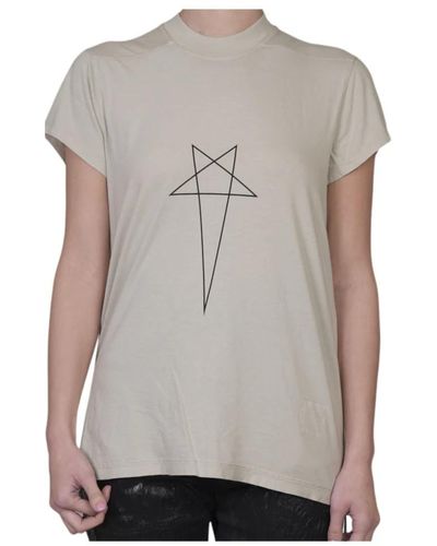 Rick Owens Sternenprint t-shirt - Grau