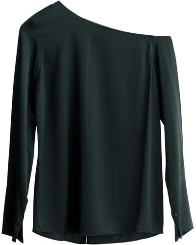 Ahlvar Gallery Chiney silk blouse - Verde