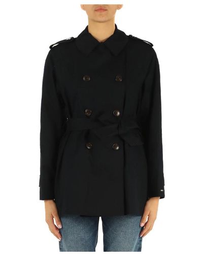 Tommy Hilfiger Trench Coats - Black