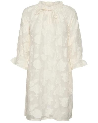 Part Two Short Dresses - White