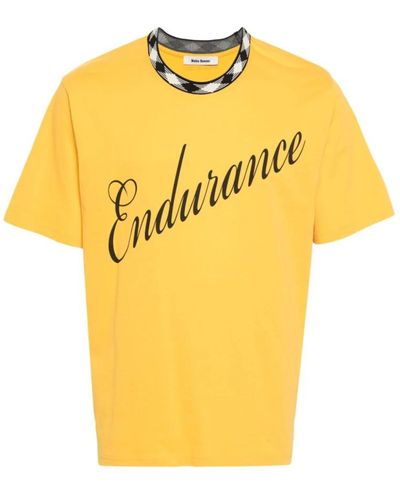 Wales Bonner Camiseta amarilla jersey - Amarillo