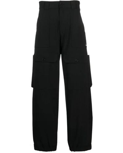 MSGM Tapered Trousers - Schwarz