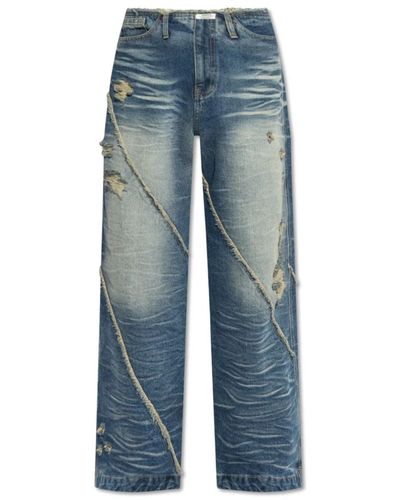 Adererror Jeans consumati - Blu