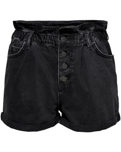 ONLY Denim Shorts - Black
